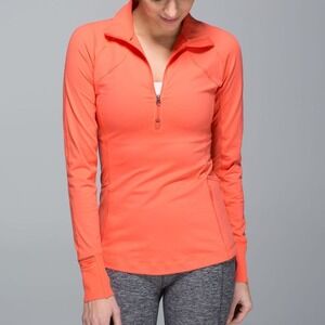 Lululemon‎ | Race With Grace 1/2 Zip II Base Layer Athletic Jacket in Atomic Red